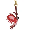 Leather Parrot Keycharm