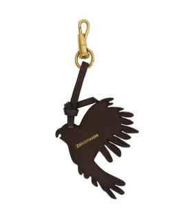 Leather Parrot Keycharm