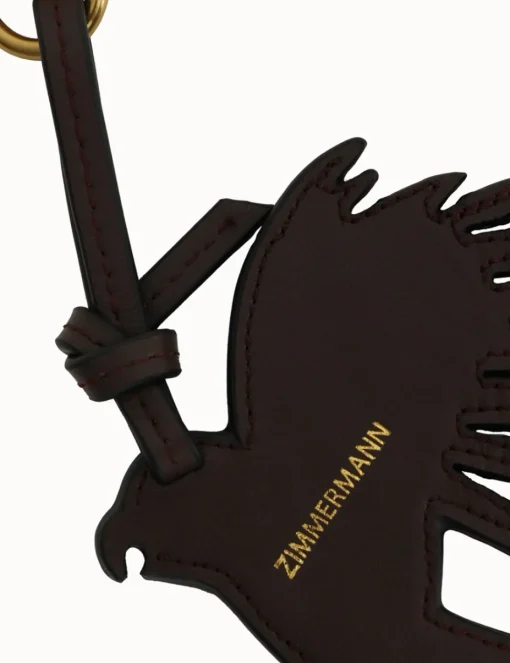 Leather Parrot Keycharm