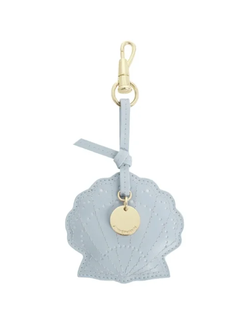 Leather Shell Key Charm