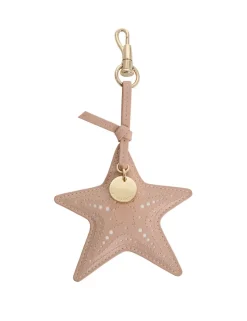 Leather Starfish Key Charm