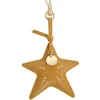 Leather Starfish Key Charm