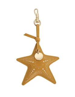 Leather Starfish Key Charm
