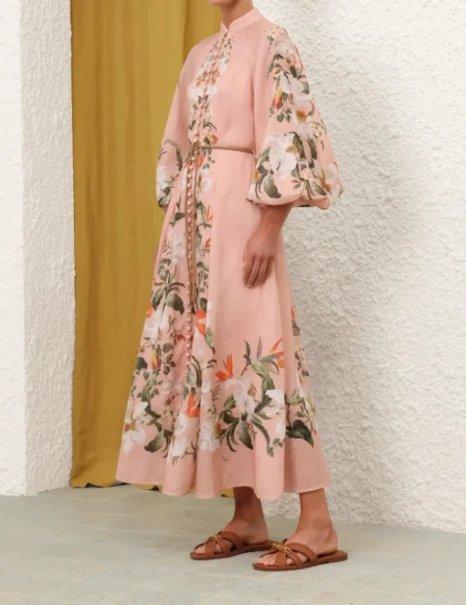 Lexi Billow Long Dress