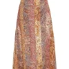 Luminosity A-Line Midi Skirt