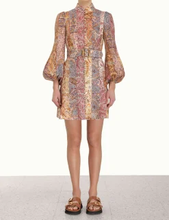 Luminosity Belted Mini Dress