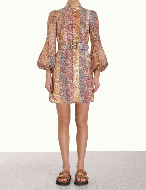 Luminosity Belted Mini Dress