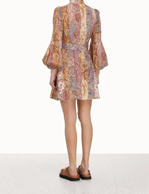 Luminosity Belted Mini Dress