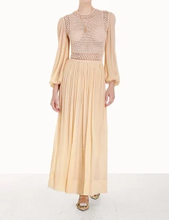 Luminosity Crochet Bodice Midi