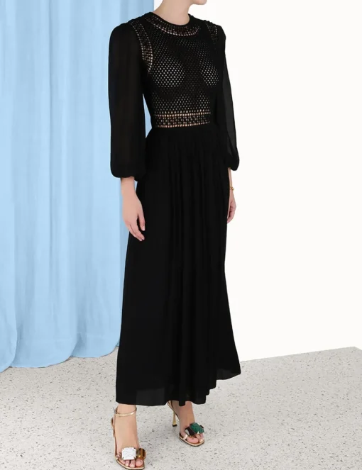 Luminosity Crochet Bodice Midi