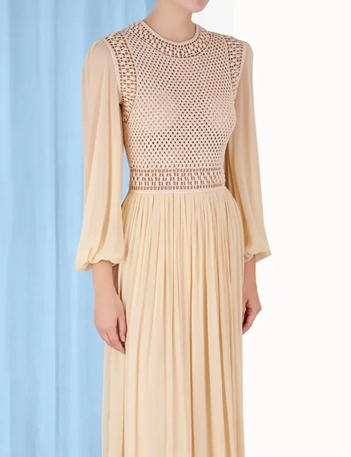 Luminosity Crochet Bodice Midi