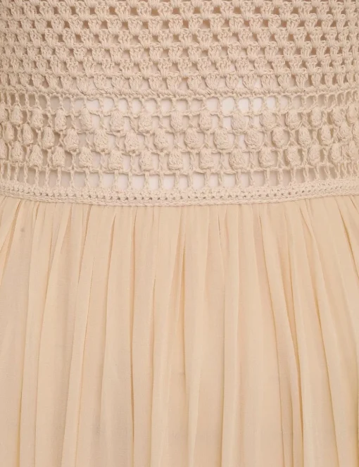 Luminosity Crochet Bodice Midi