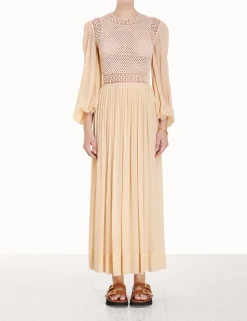 Luminosity Crochet Bodice Midi
