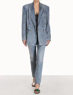 Luminosity Denim Blazer