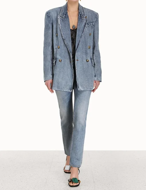 Luminosity Denim Blazer