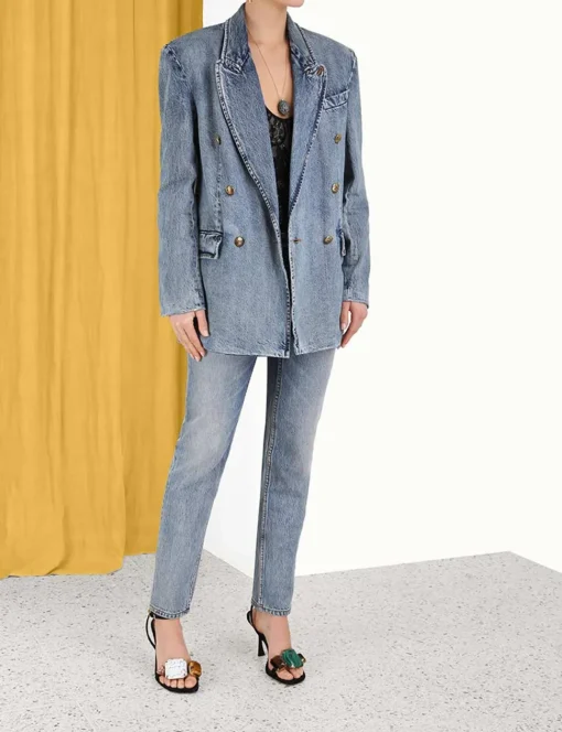 Luminosity Denim Blazer