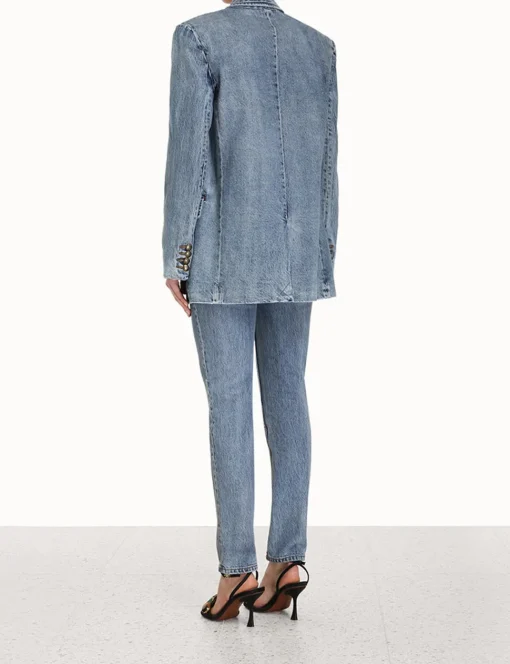 Luminosity Denim Blazer