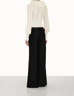 Luminosity Frill Neck Sweater