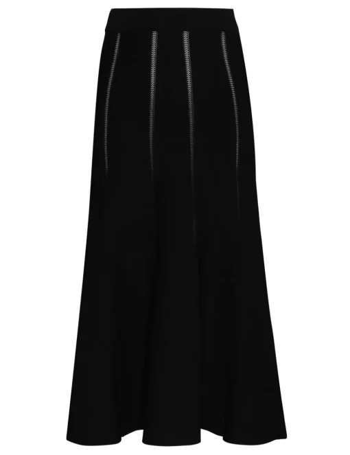 Luminosity Knit Panelled Skirt