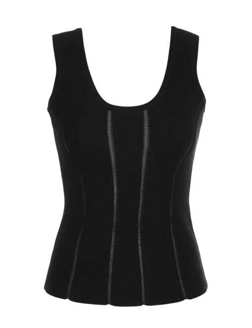 Luminosity Knit Panelled Tank