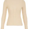 Luminosity Knit Panelled Top