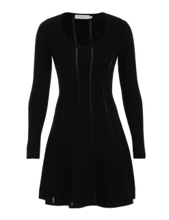 Luminosity Knit Panelled Mini