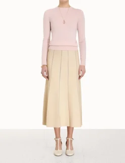 Luminosity Knit Panelled Skirt