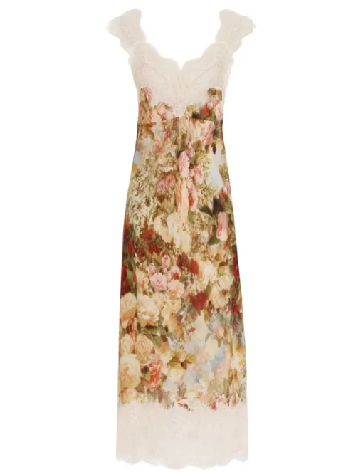Luminosity Lace Slip Dress