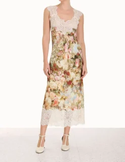Luminosity Lace Slip Dress
