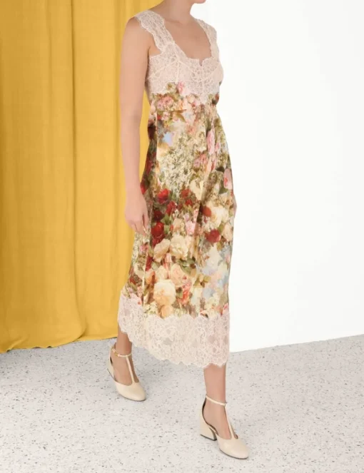 Luminosity Lace Slip Dress