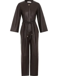 Luminosity Leather Jumpsuit