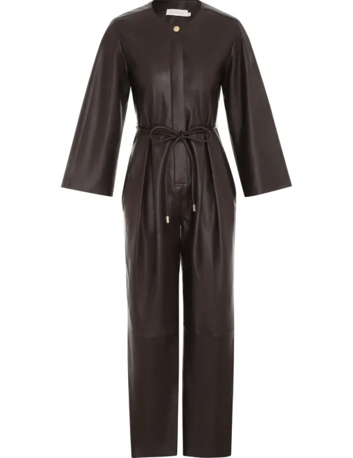 Luminosity Leather Jumpsuit