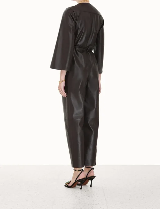 Luminosity Leather Jumpsuit