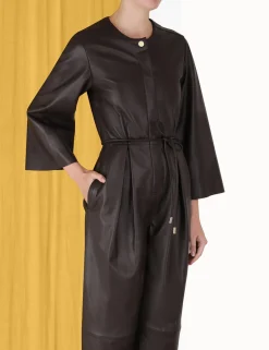 Luminosity Leather Jumpsuit