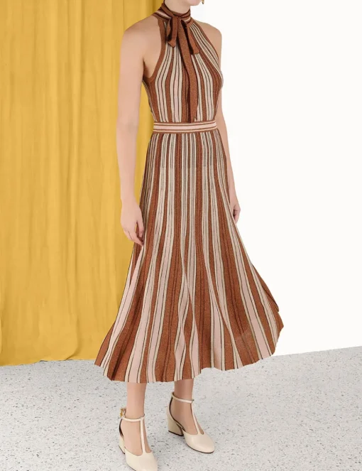 Luminosity Lurex Stripe Skirt