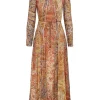 Luminosity Panelled Midi Dress