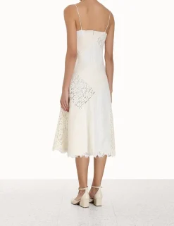 Luminosity Patch Lace Dress