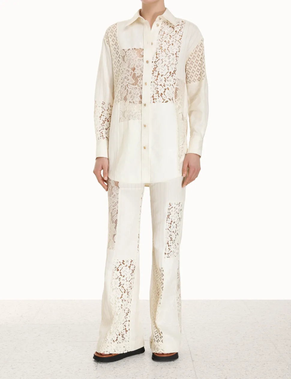 Luminosity Patch Lace Pant