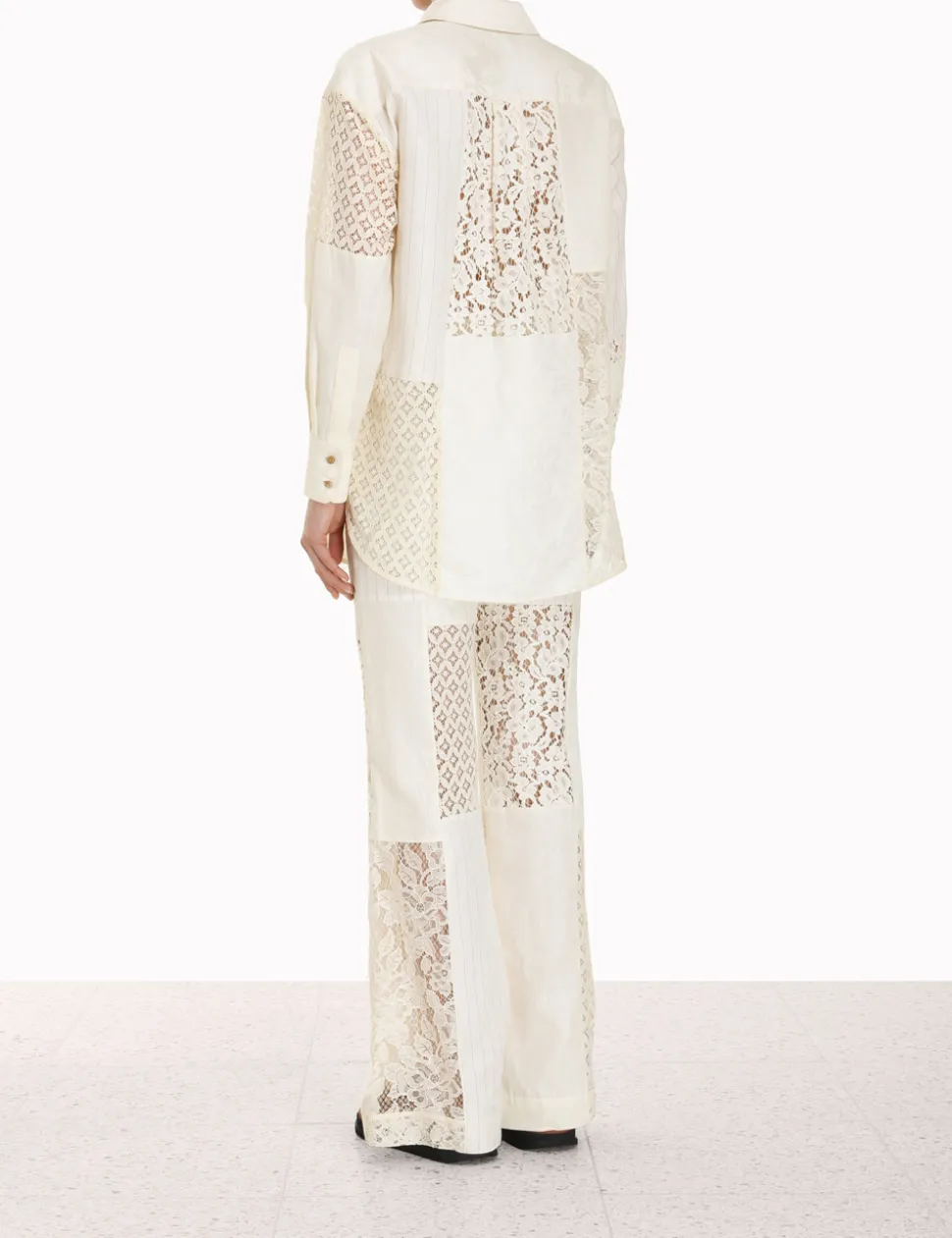 Luminosity Patch Lace Pant