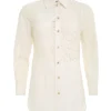 Luminosity Patch Lace Shirt