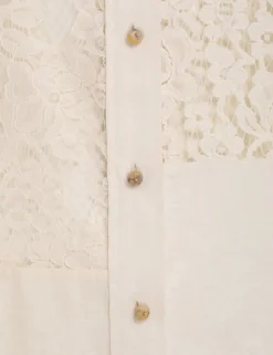 Luminosity Patch Lace Shirt