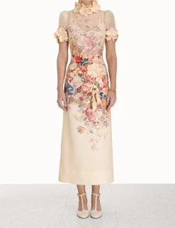 Luminosity Pencil Midi Skirt