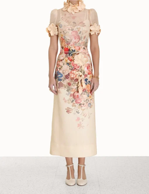 Luminosity Pencil Midi Skirt
