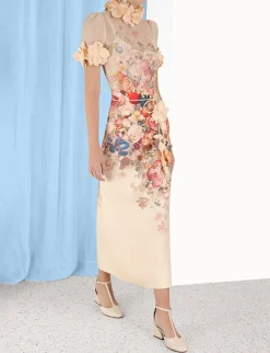 Luminosity Pencil Midi Skirt
