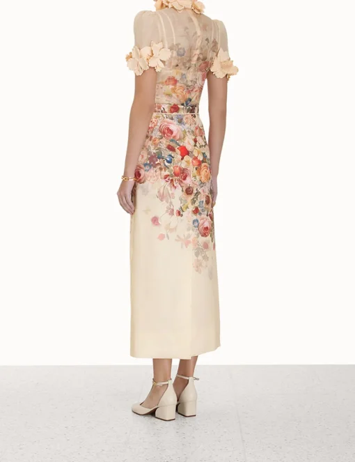 Luminosity Pencil Midi Skirt