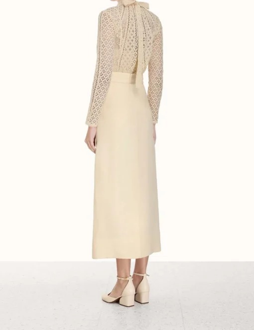 Luminosity Pencil Midi Skirt