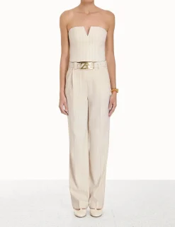 Luminosity Pinstripe Bustier