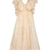Luminosity Ruffle Gown
