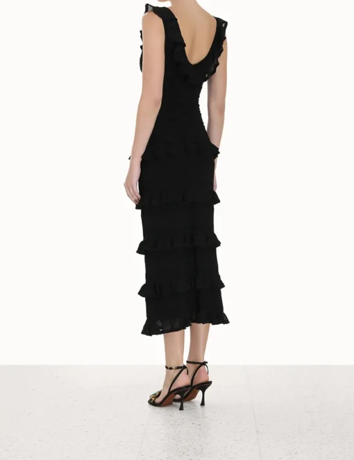Luminosity Ruffle Tank Dress