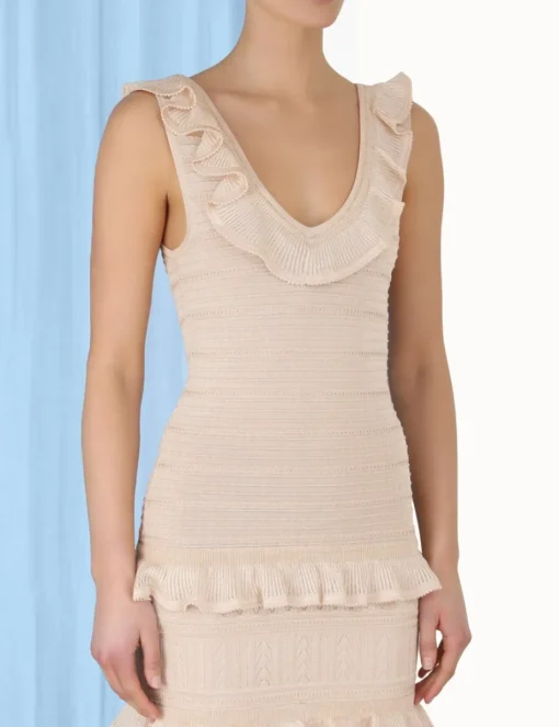 Luminosity Ruffle Tank Dress